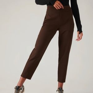 Athleta ENDLESS HIGH RISE PANT sz8 - Toasted Brown